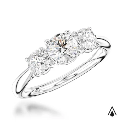 Trilogy Classic Platinum 0.60ct Diamond Ring