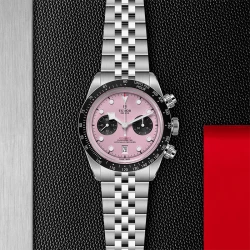 Tudor Black Bay Chrono Pink 41mm long