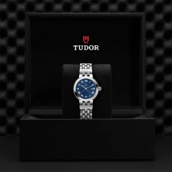 Tudor Clair de Rose Blue 30mm in presentation box