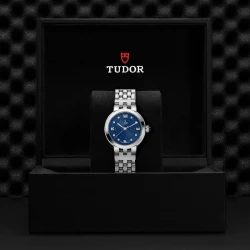 Tudor Clair de Rose Blue Diamond 34mm in Tudor presentation box