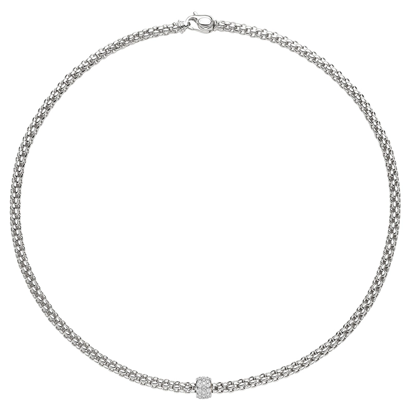 Fope Solo White Gold Diamond Necklace | Products | Baker Brothers Diamonds