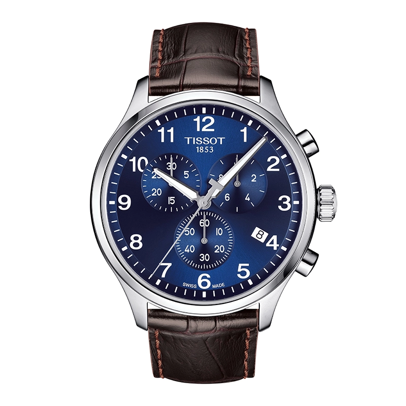 Tissot Chrono XL Classic 45mm Blue Dial Strap Watch Products