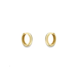 9ct Yellow Gold 8mm Huggie Hoops