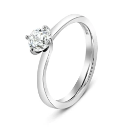 Amelia Platinum 0.32ct Diamond Solitaire Ring