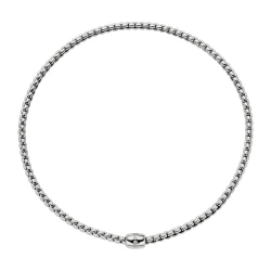 Fope Eka White Gold Diamond Clasp Necklace