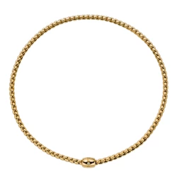 Fope Eka Yellow Gold Diamond Clasp Necklace