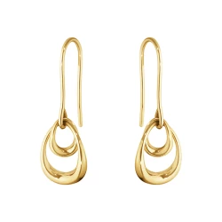 Georg Jensen Offspring 18ct Yellow Gold Earrings