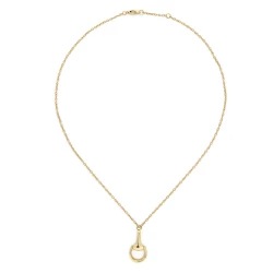 Gucci Horsebit Yellow Gold Chain Necklace