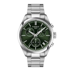 Tissot PR 100 Chronograph 40mm Green Dial